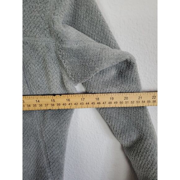 Patagonia Fleece Pullover Jacket Womens Medium Re Tool Gray Long Sleeve Snap T - Picture 3 of 15
